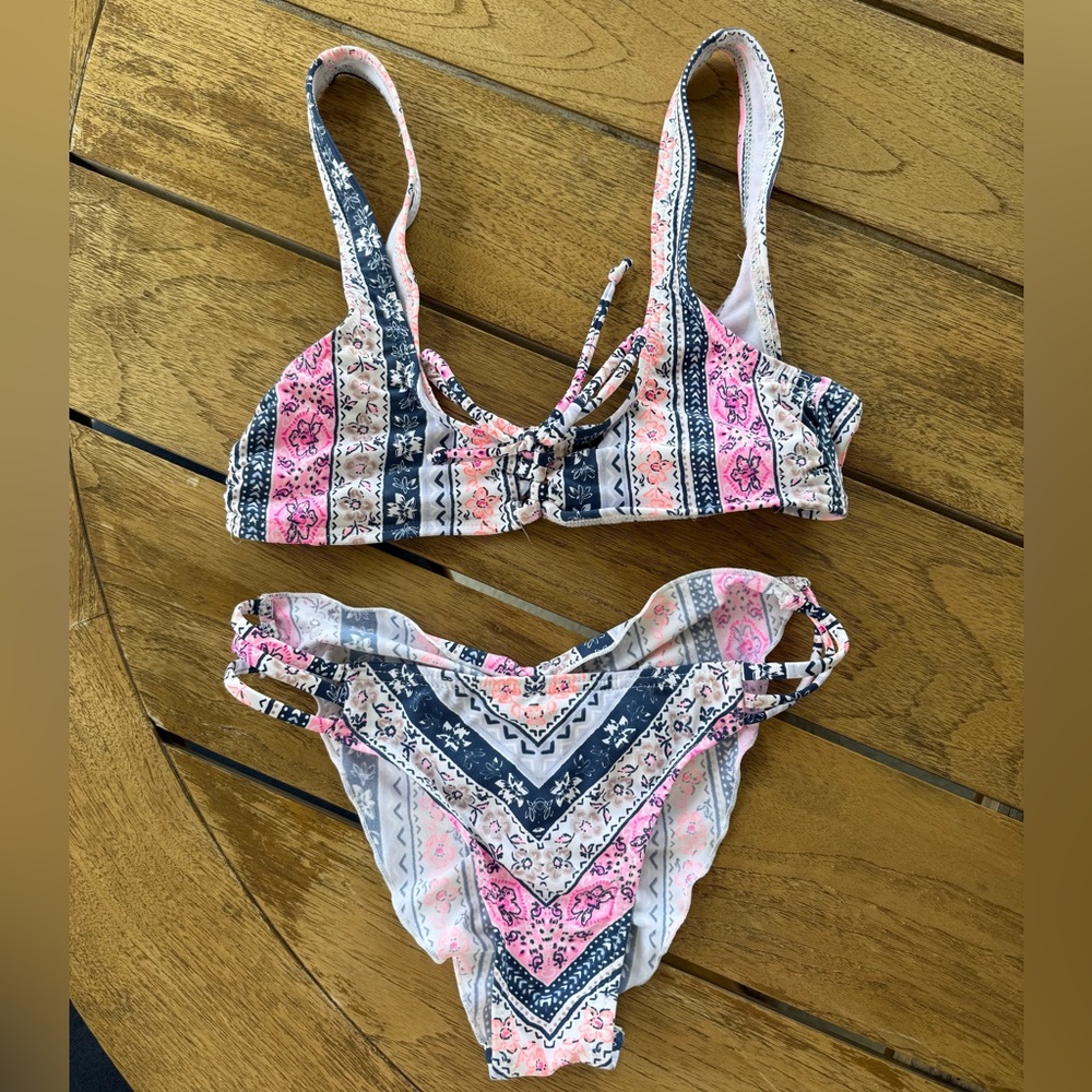 Ardene Pink and Blue Bikini